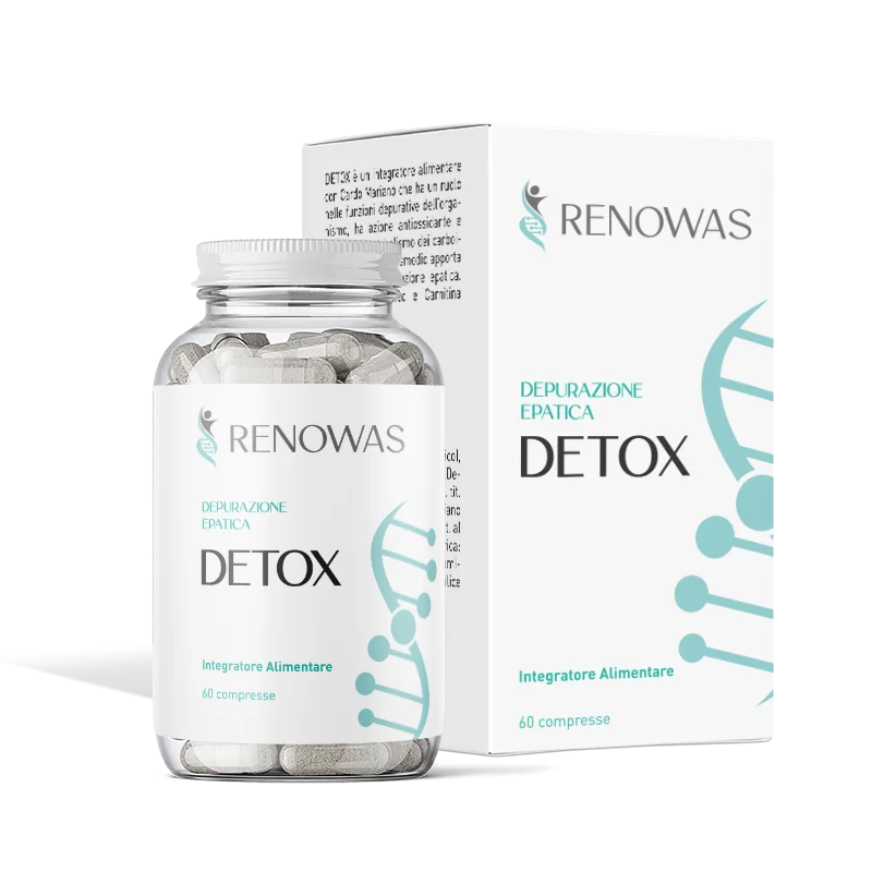 Renowas Detox Integratori per Depurare il Fegato